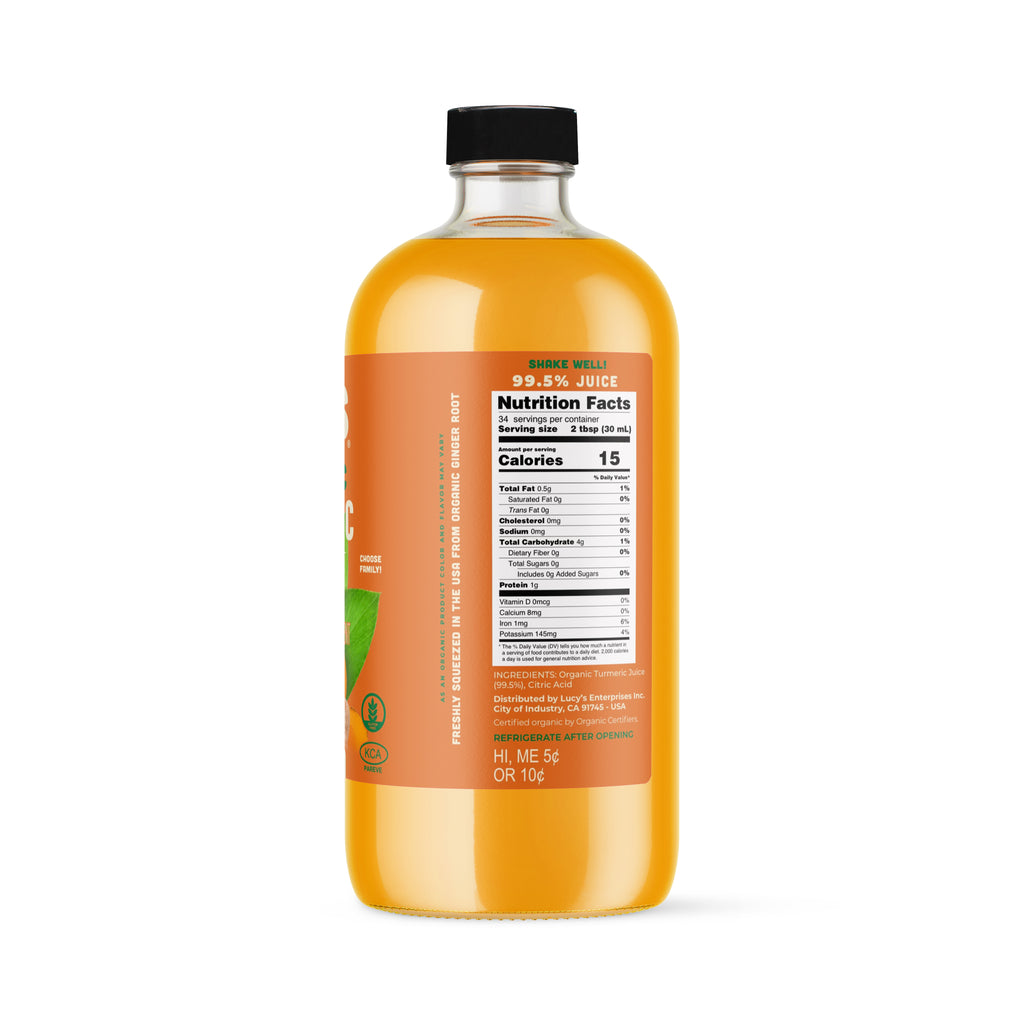 Lucy's Family Owned - Organic Turmeric Juice