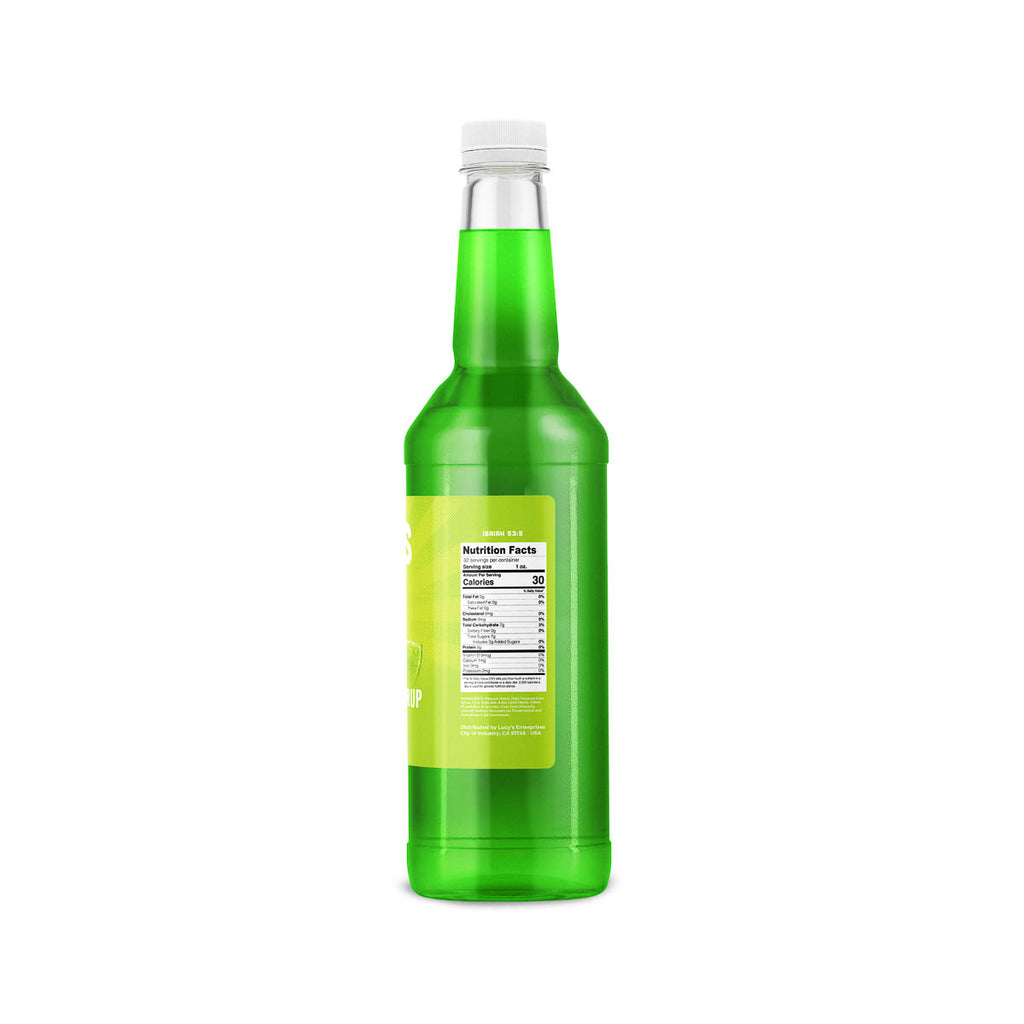 Lime Snow Cone Syrup 32 oz. Bottle