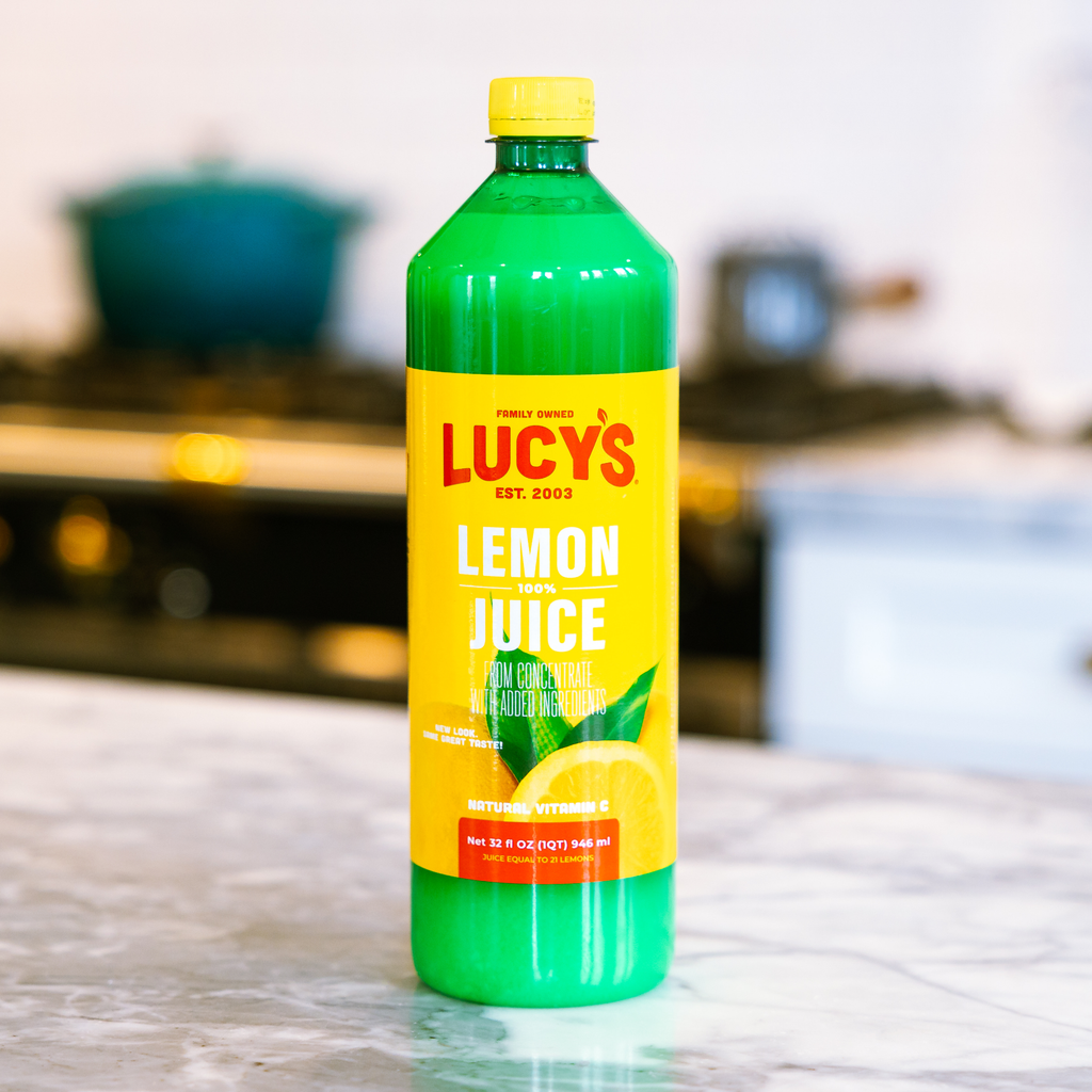 100% Lemon Juice 32 oz. Bottle (Pack of 2)