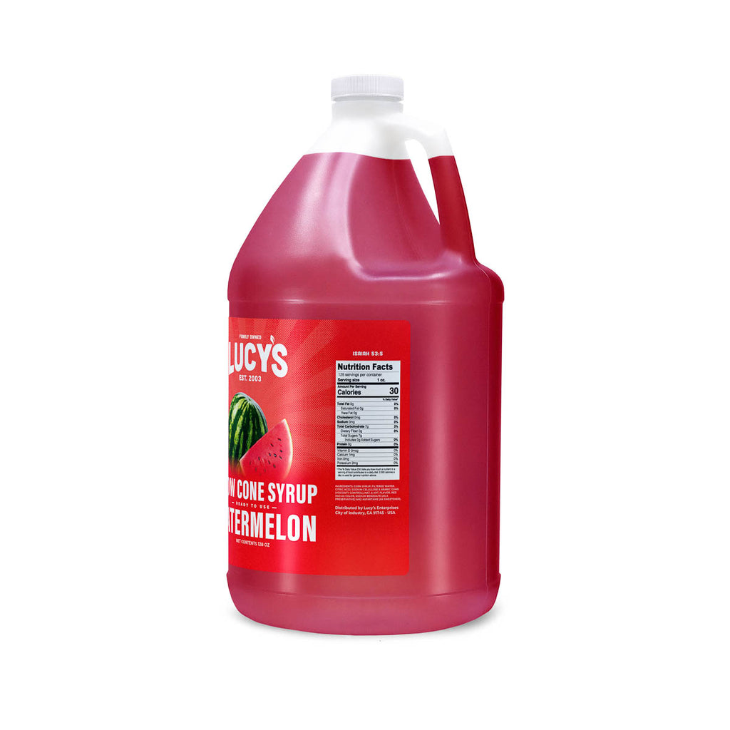 Watermelon Snow Cone Syrup 1 Gallon